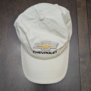 Chevrolet Cruisin Sports Tan Cotton Embroidered Bowtie Logo Hat Baseball Cap GM